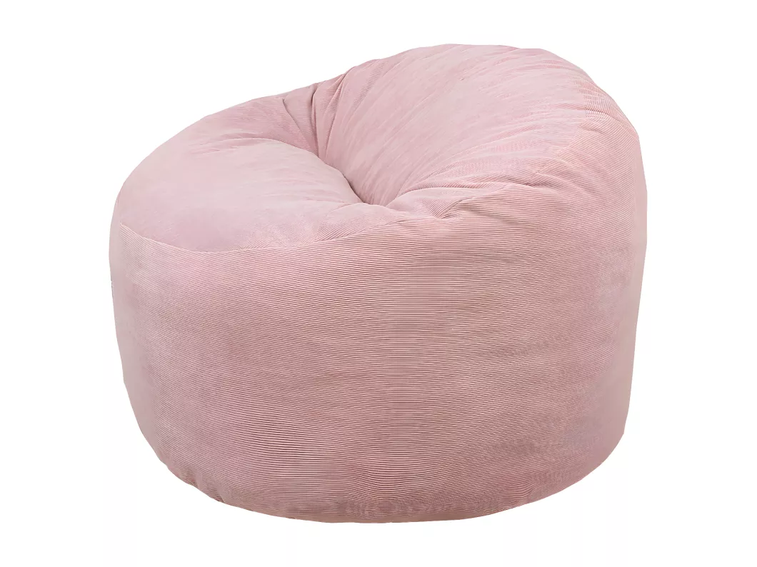 Kauf Unique Pouf aus geripptem Samt 100 cm, Rosa