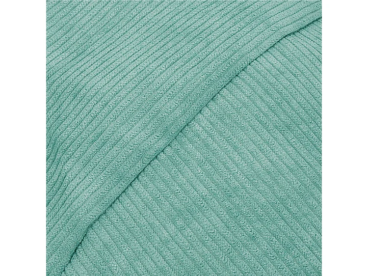 Pouf velours côtelé vert 100 cm