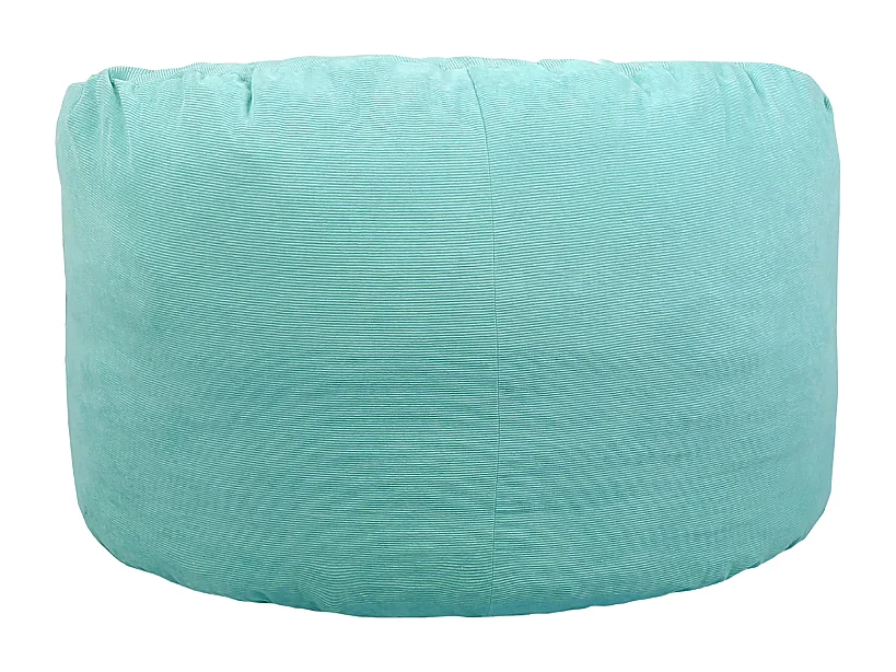 Pouf velours côtelé vert 100 cm