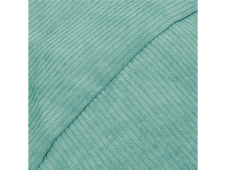 Pouf velours côtelé vert 100 cm