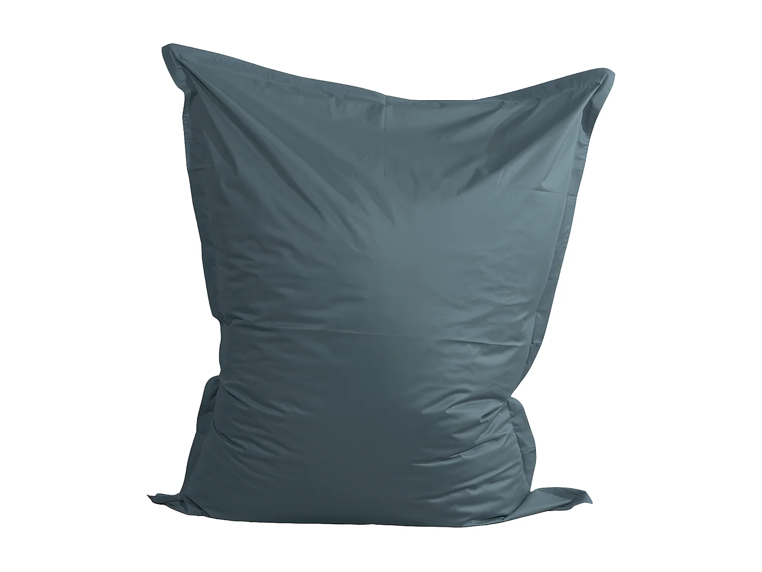 Pouf extérieur imperméable déhoussable anti-uv gris foncé 140 x 180 cm