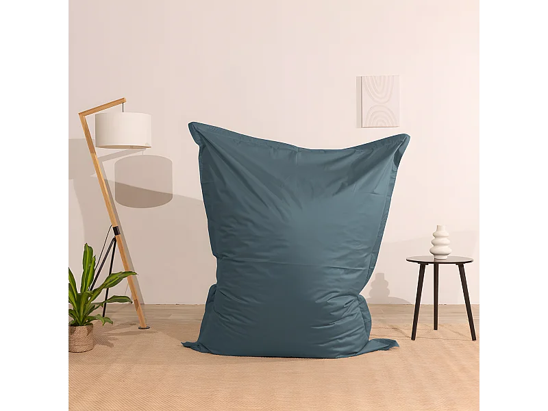 Pufe exterior impermeável anti-uv cinzento escuro 140 x 180 cm