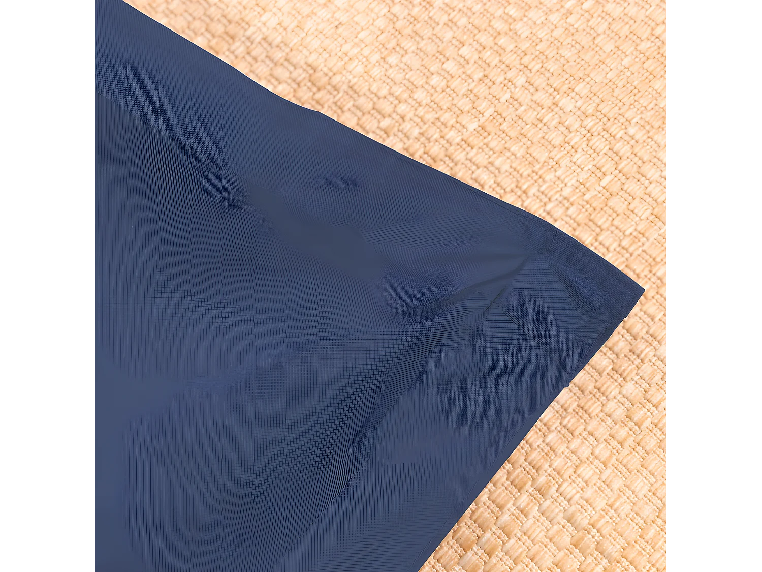 Pufe exterior impermeável anti-uv azul 140 x 180 cm