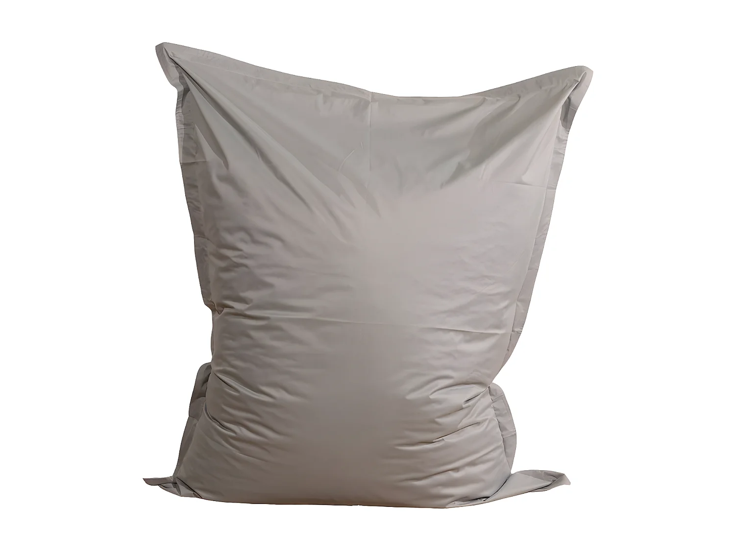 Pouf extérieur imperméable déhoussable anti-uv gris clair 140 x 180 cm