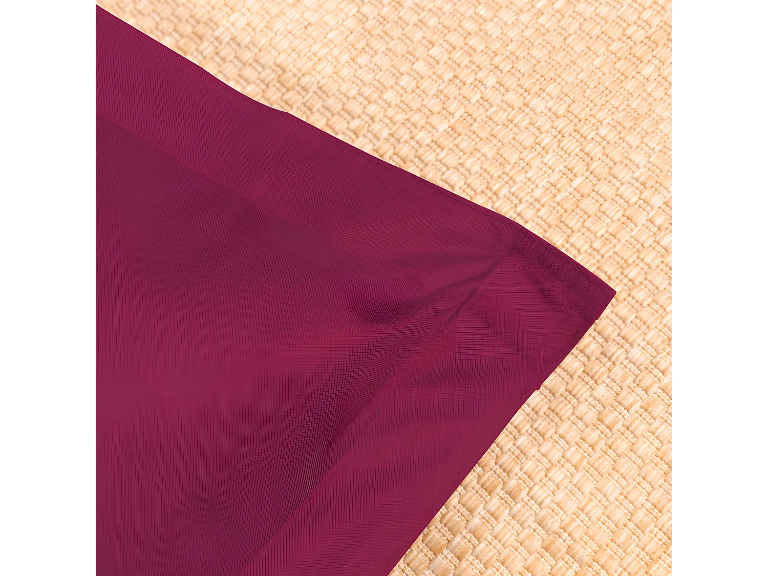 Pouf esterno impermeabile anti-uv rosso 140 x 180 cm