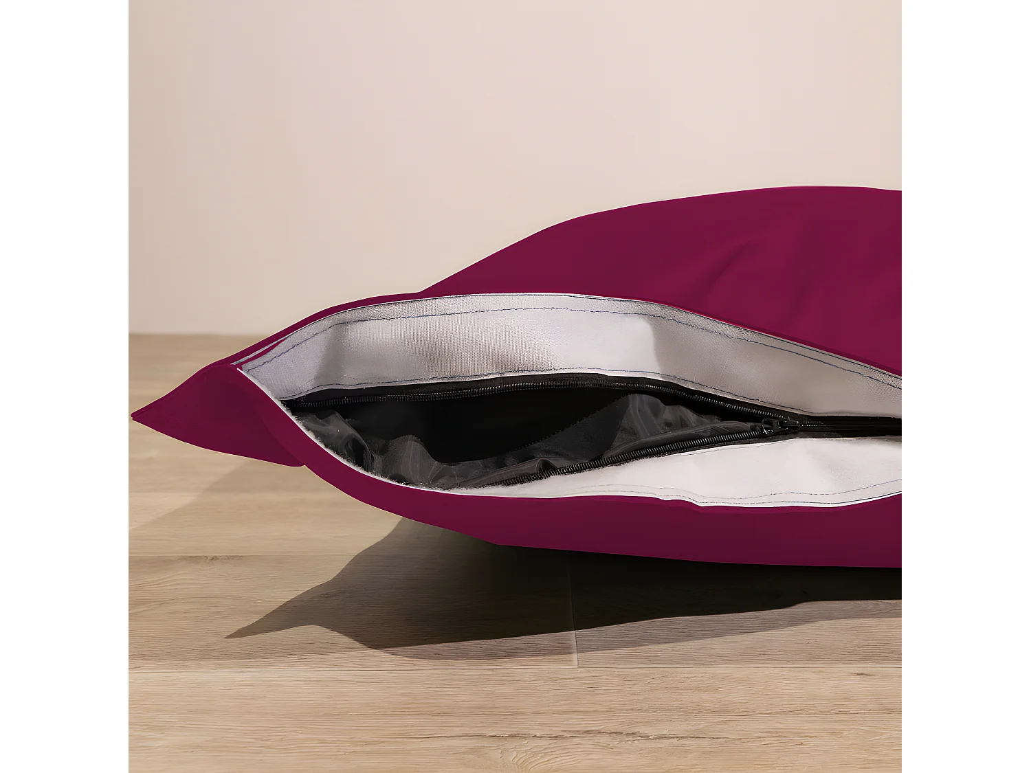 Pouf esterno impermeabile anti-uv rosso 140 x 180 cm