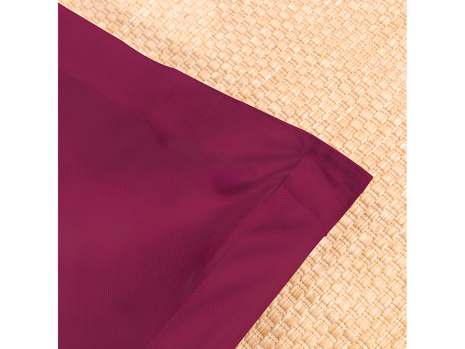 Pouf esterno impermeabile anti-uv rosso 140 x 180 cm