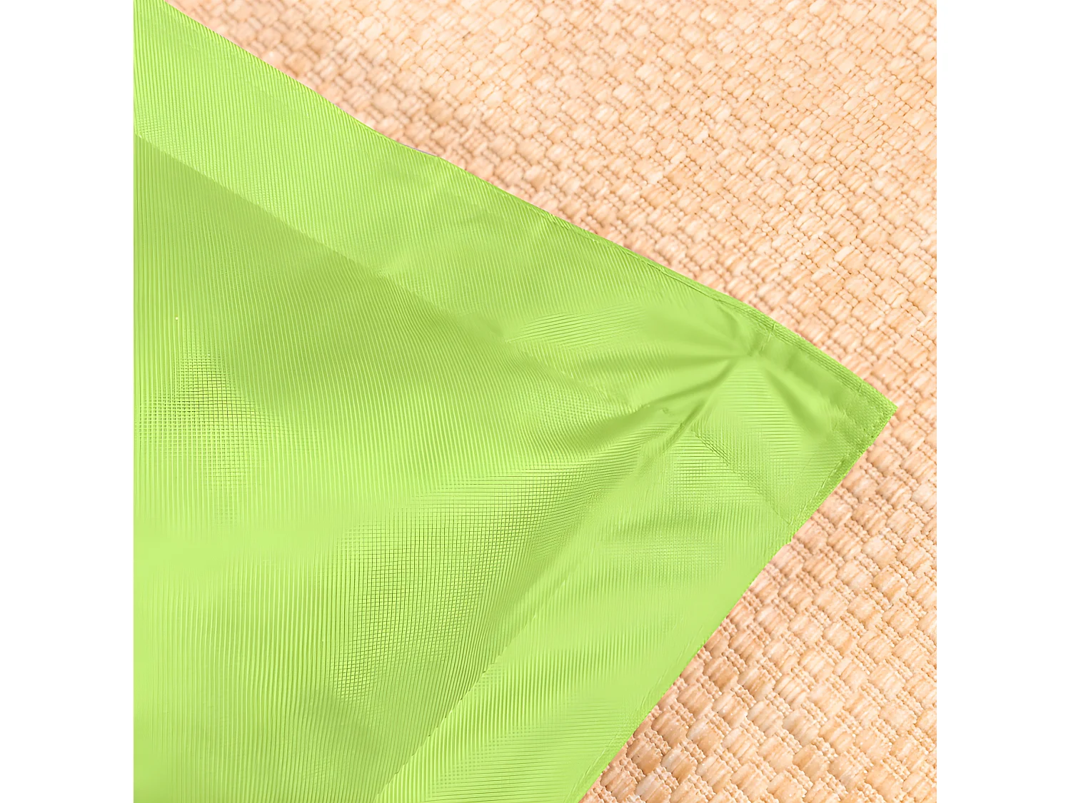 Pouf extérieur imperméable déhoussable anti-uv vert 140 x 180 cm