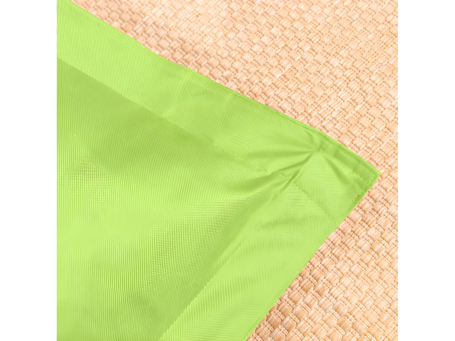 Pouf extérieur imperméable déhoussable anti-uv vert 140 x 180 cm