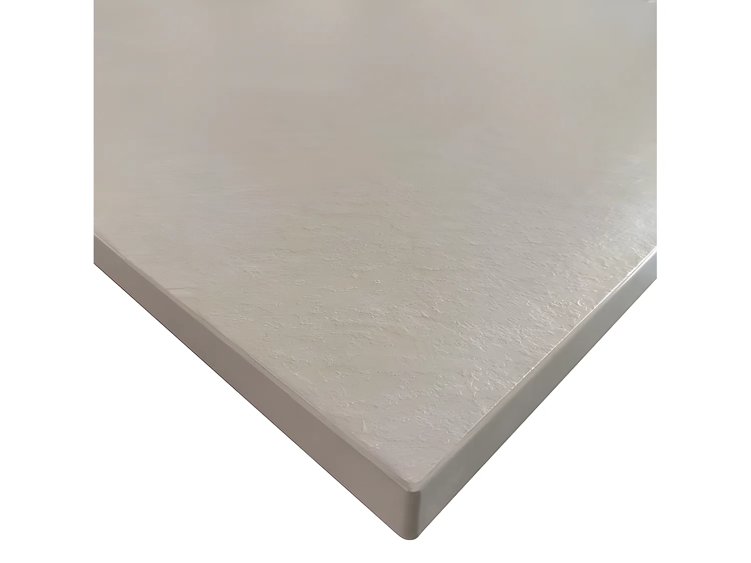 Receveur de douche  SMC en fibre de verre effet pierre avec bonde inclus H. 2,6 cm 90 x 160 Taupe