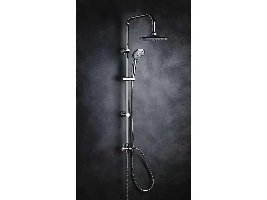 Colonna Doccia A Ponte Con Soffione Cervicale Circolare