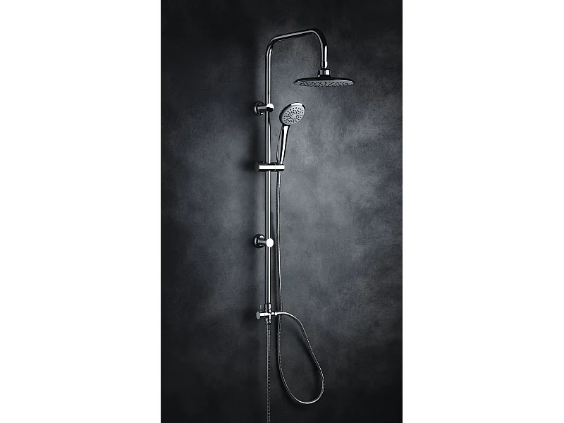 Colonne de douche modéle pont avec pommeau douche cervical circulaire