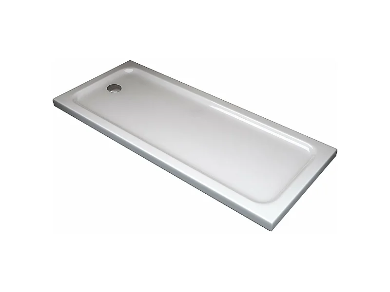 Piatto Doccia Rettangolare Ribassato In Abs H 5cm Con Piletta Inclusa 70x170