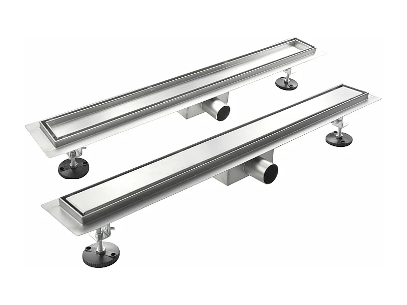 Canalina Di Scarico Per Piatto Doccia A Pavimento Acciaio Inox Modello Linea 60