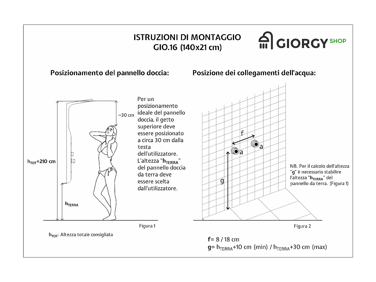 Colonne de douche hydromassage en ABS verni en poudre  blanche mat