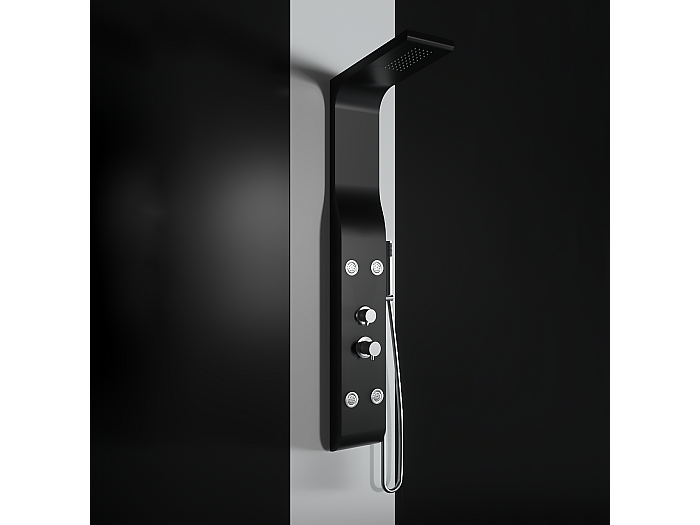 ROVOGO Led Pannello Colonna Doccia Idromassaggio senza Rubinetti, 4