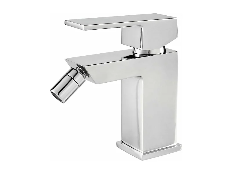 Set Rubinetteria Per Bagno da design squadrata moderna con piletta click clack inclusa -  LAVABO MISCELATORE