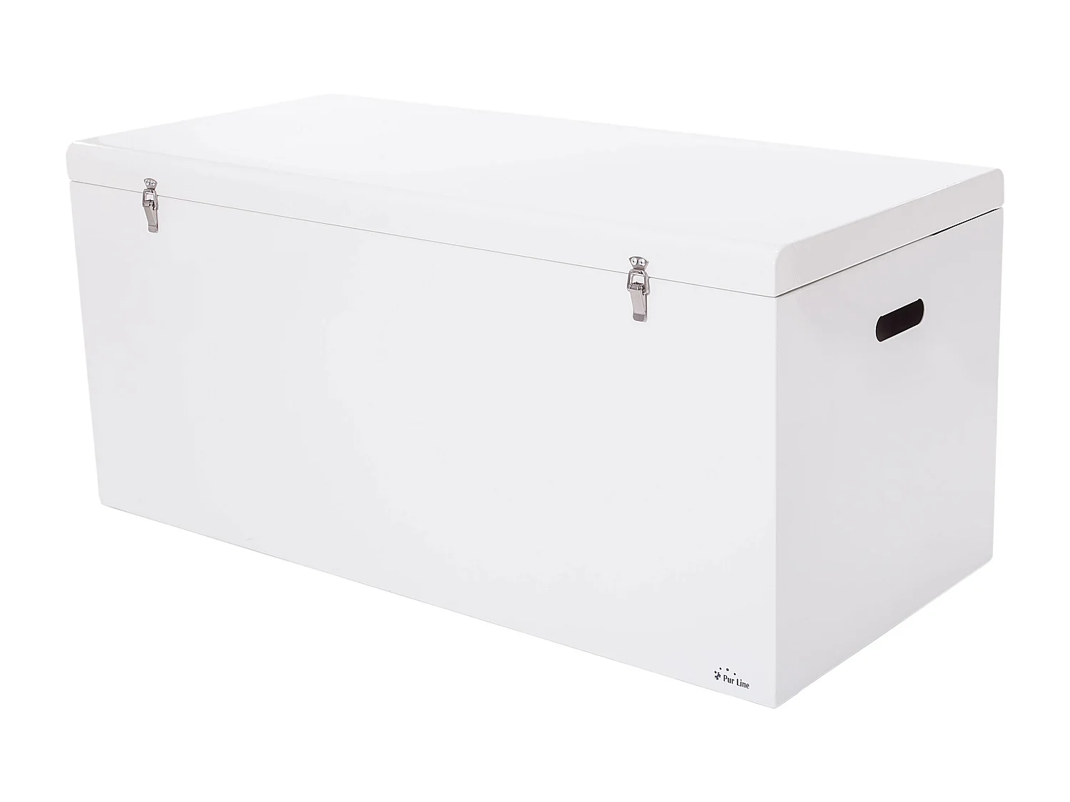 Camino a etanolo a pavimento in acciaio laccato bianco