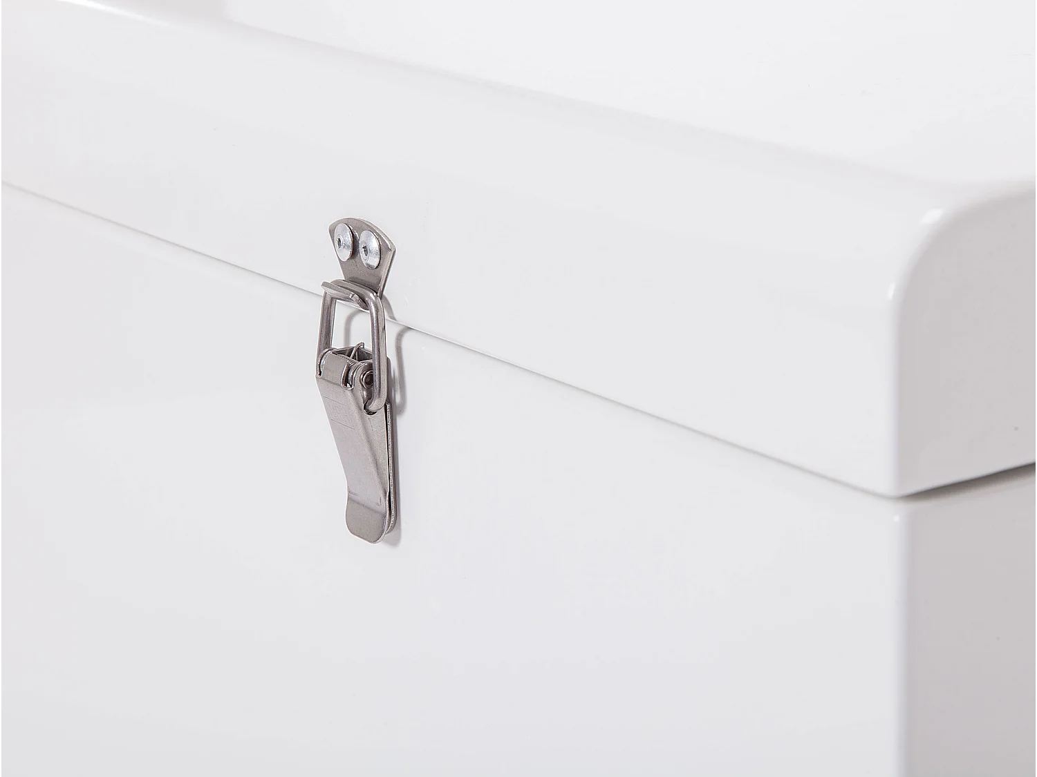 Camino a etanolo a pavimento in acciaio laccato bianco