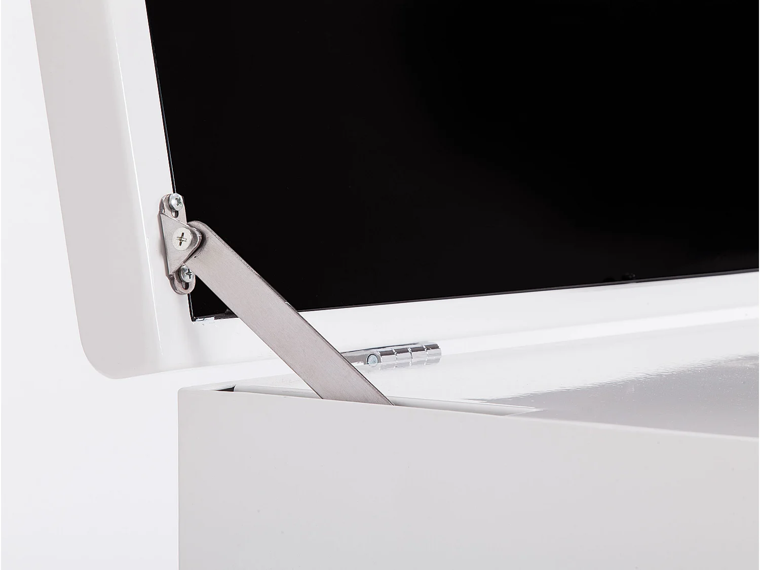 Camino a etanolo a pavimento in acciaio laccato bianco