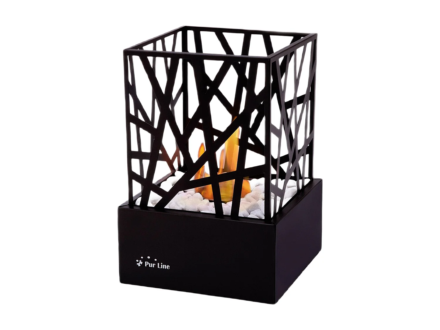 Tafelmodel ethanolhaard in geëmailleerd stalen uitvoering