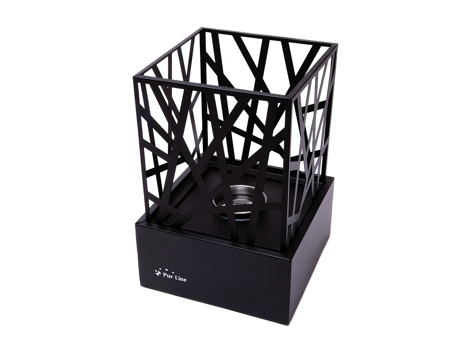 Tafelmodel ethanolhaard in geëmailleerd stalen uitvoering