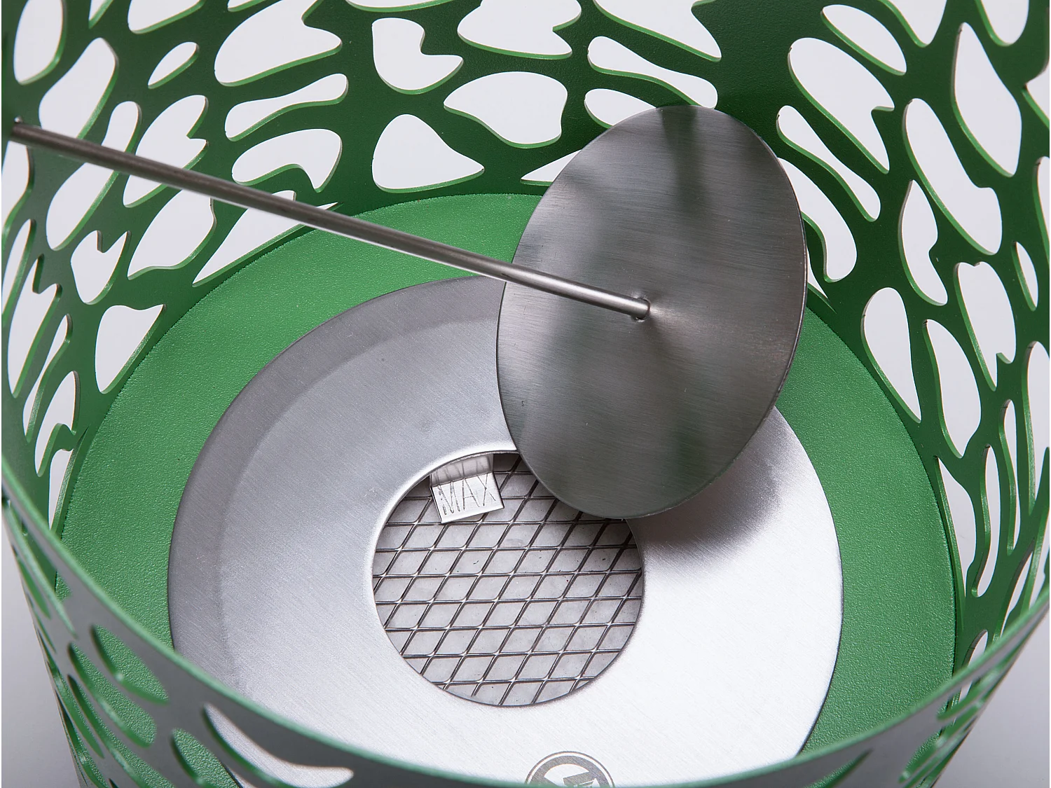 Cheminée de table à l'éthanol en acier inoxydable