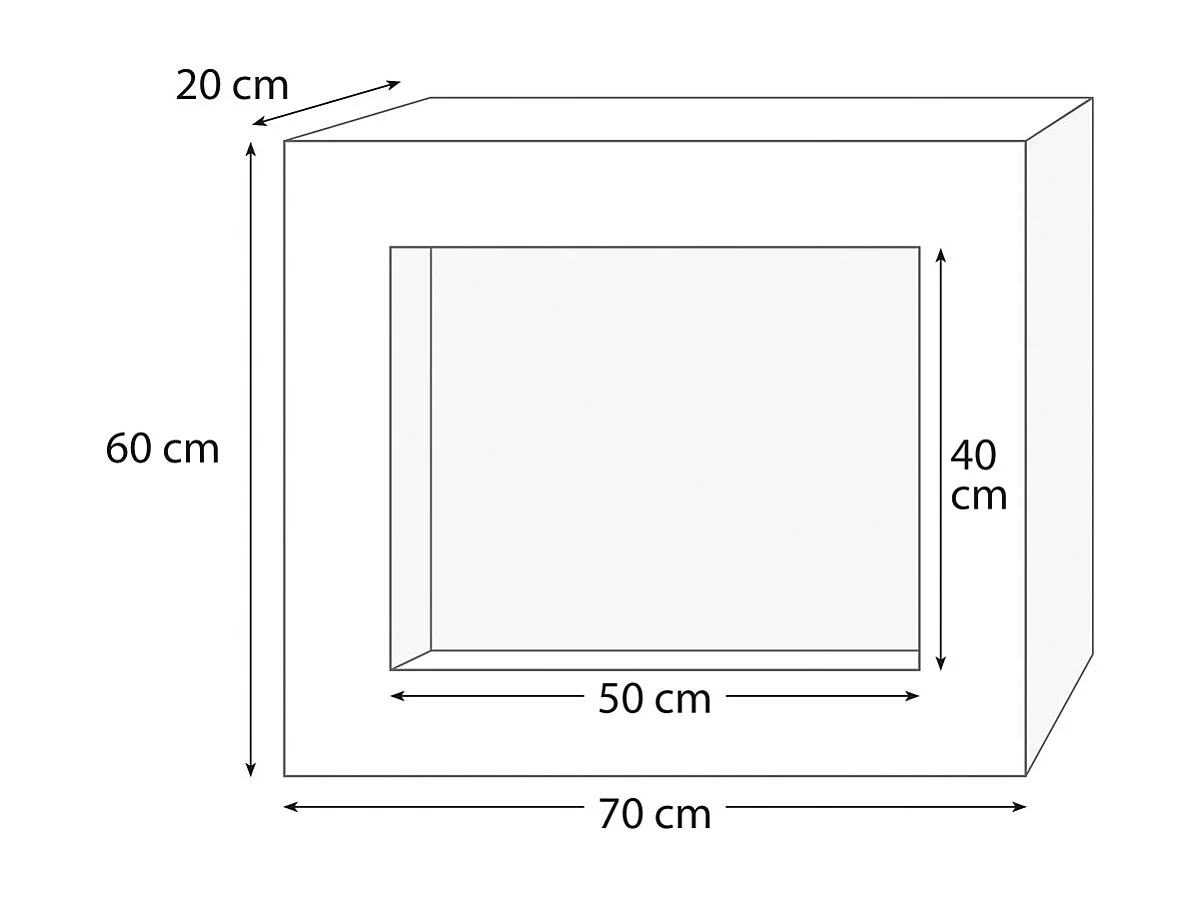 Cheminée à l'éthanol en noir avec des bûches décoratives
