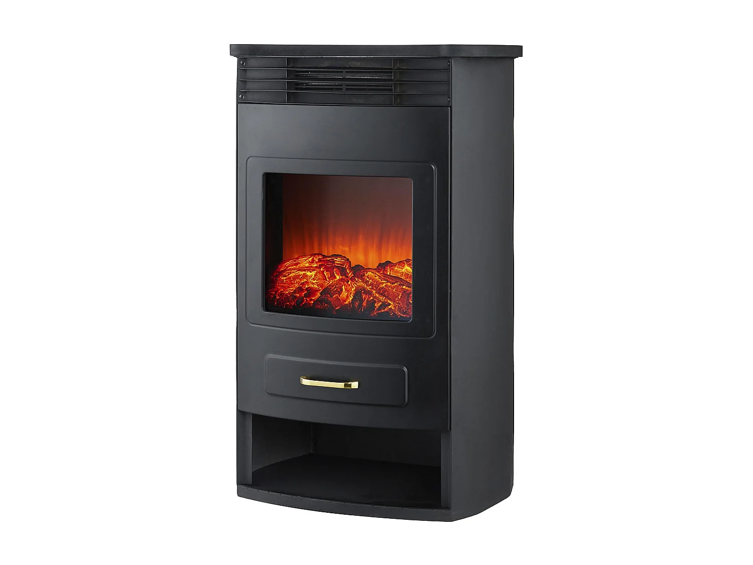 Zwart stalen elektrische kookplaat 2000W