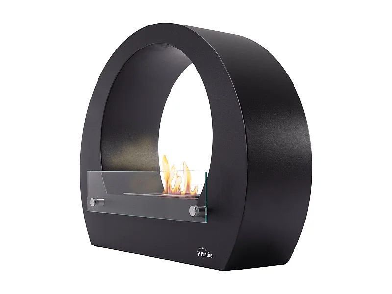 Chimenea de etanol de acero con llama regulable