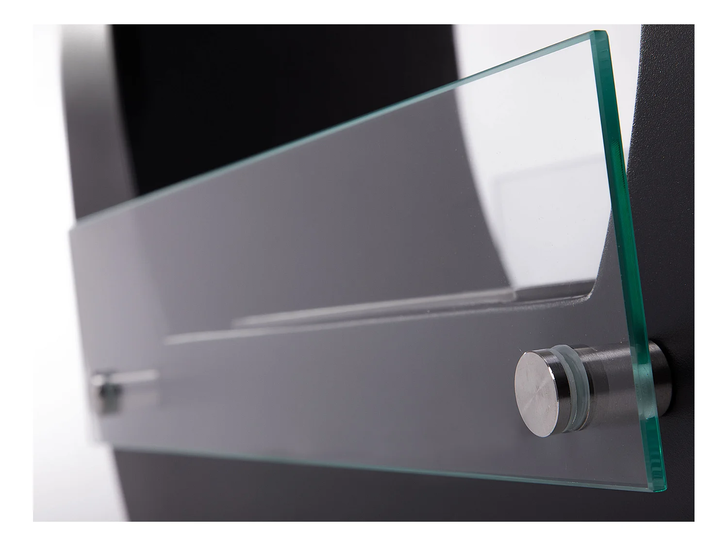 Ethanolkamin aus Stahl mit einstellbarer Flamme