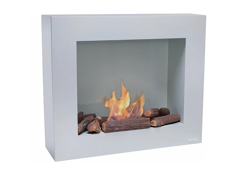 Biocamino a pavimento o a parete con ceppi decorativi in vari colori BESTBIO