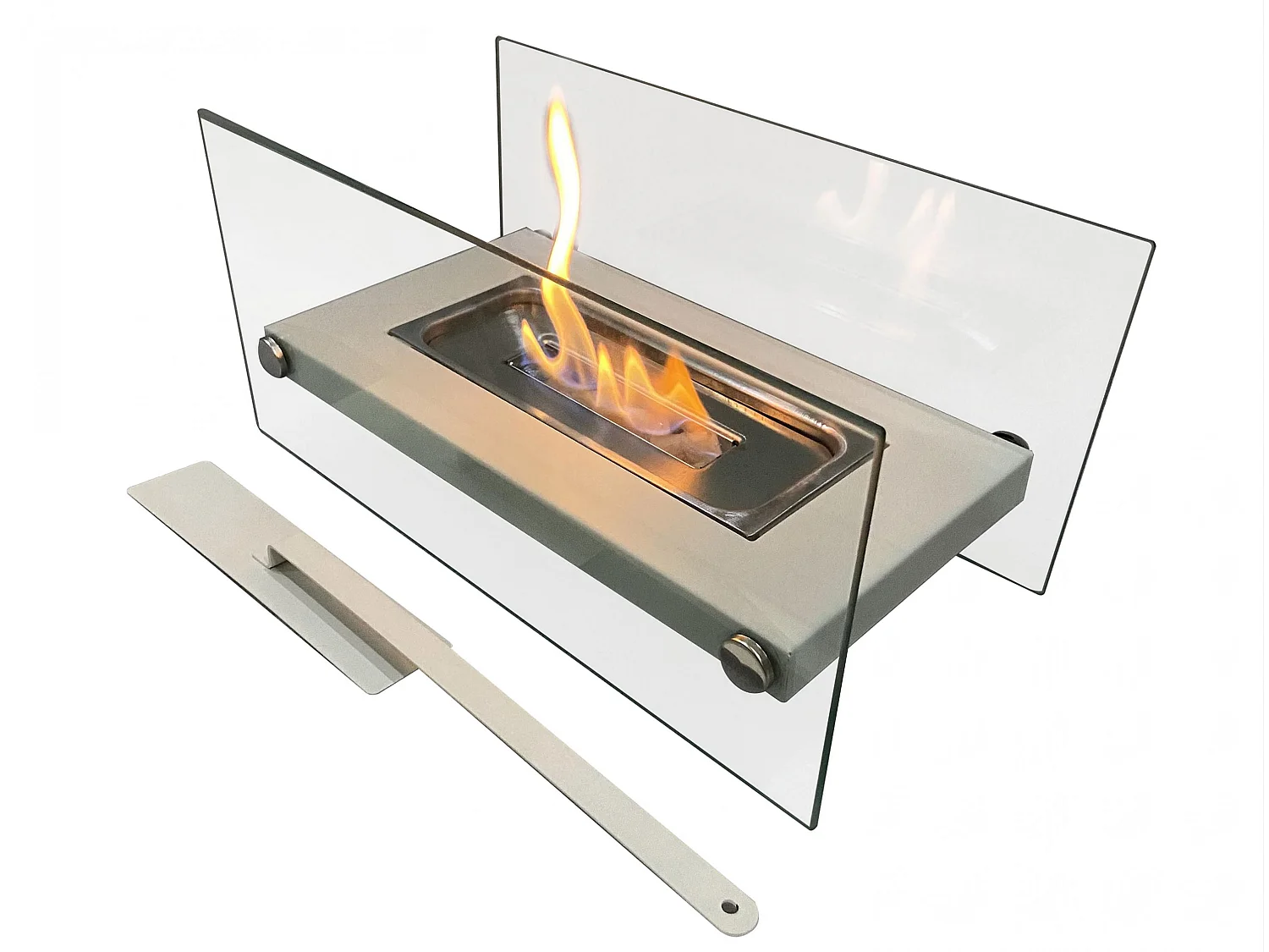 Chimenea de sobremesa de etanol en metal