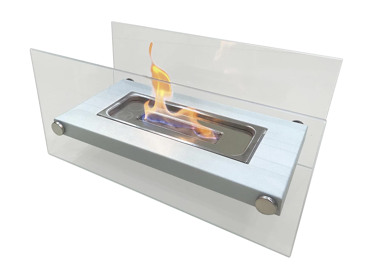 Cheminée éthanol de table en métal