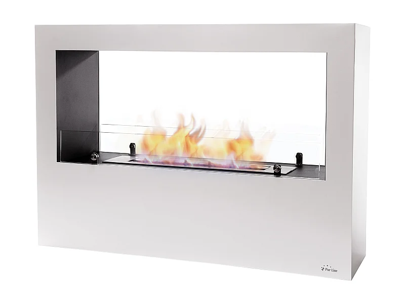 Biolareira modular de grandes dimensões em aço branco