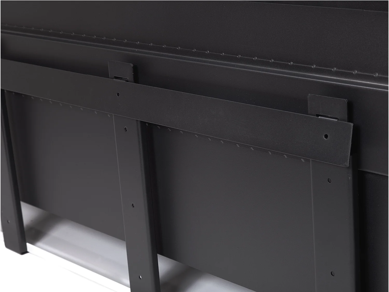 Lareira a etanol extra-grande montada na parede em aço e vidro temperado