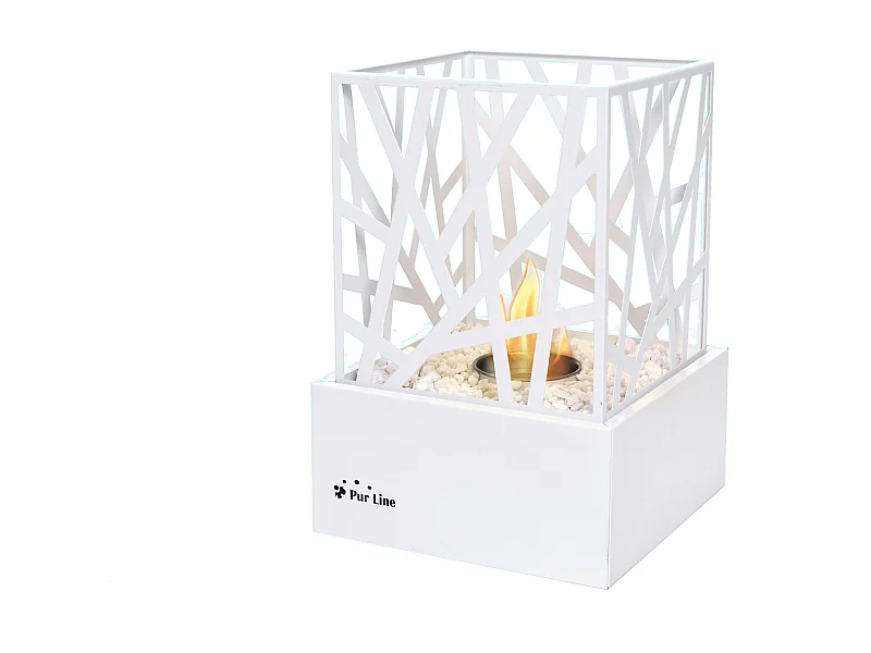 Chimenea de etanol diseño de sobremesa en acero esmaltado