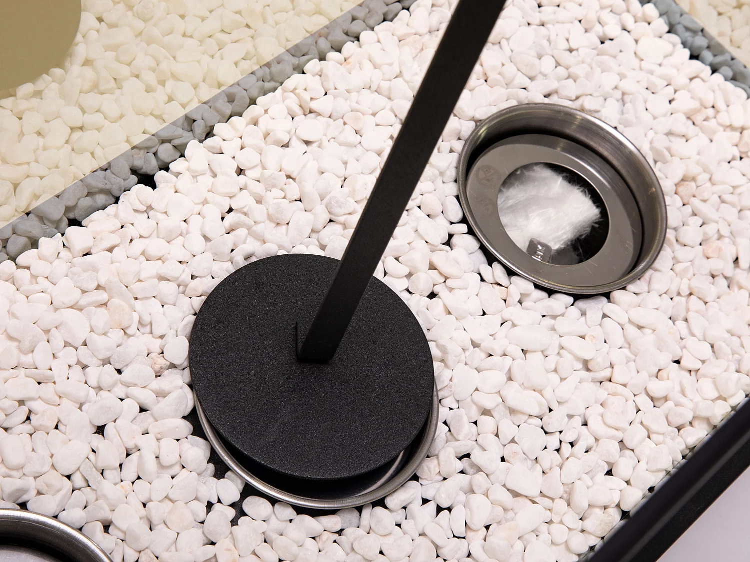 Cheminée de table à l'éthanol avec triple flamme