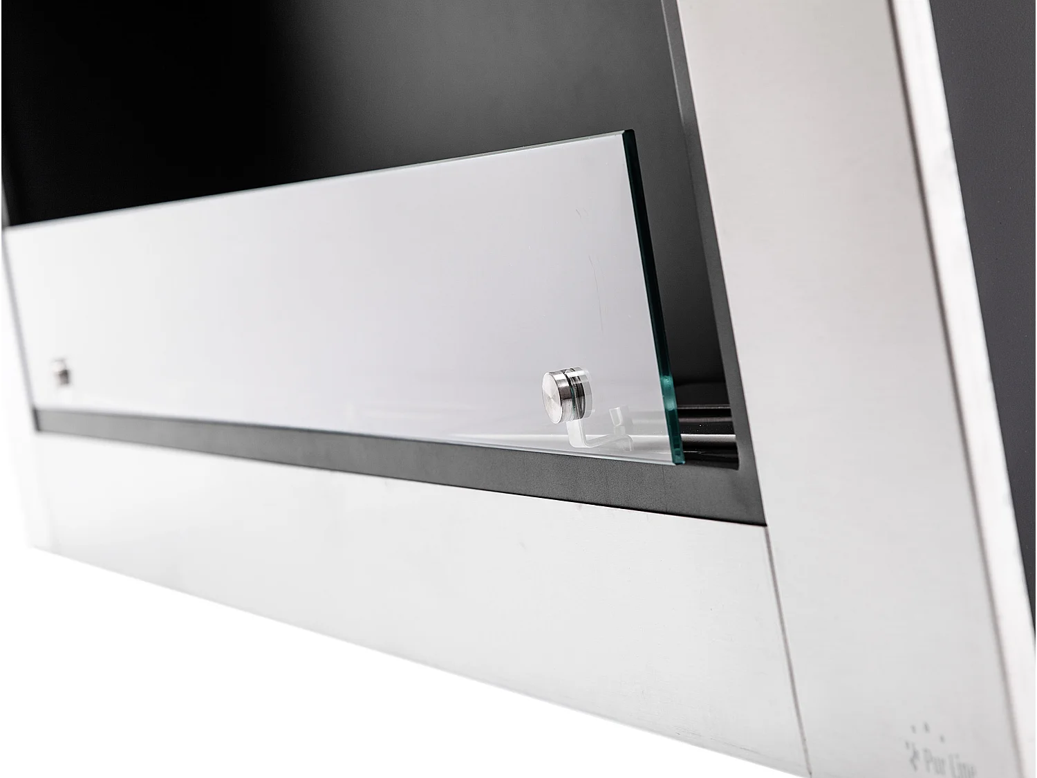 Staande ethanolhaard, inbouw, grote afmetingen en 3 branders