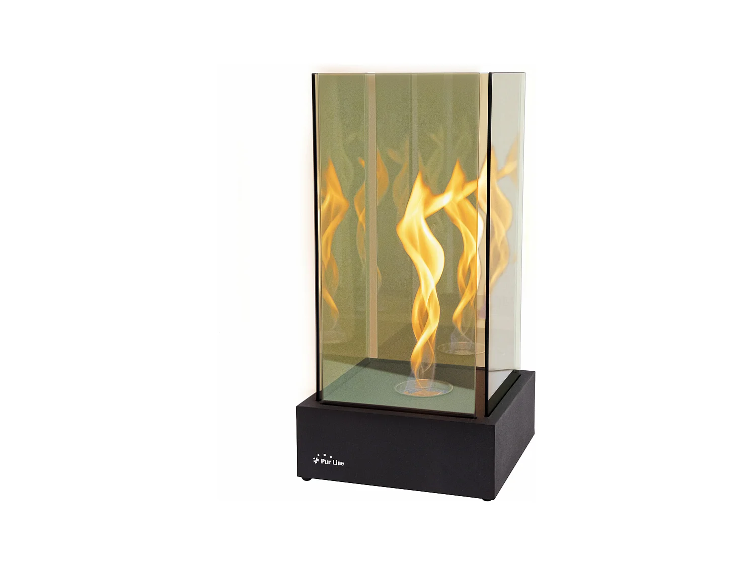 Tafelmodel ethanolhaard met tornado-effect en vlam met infinity-effect
