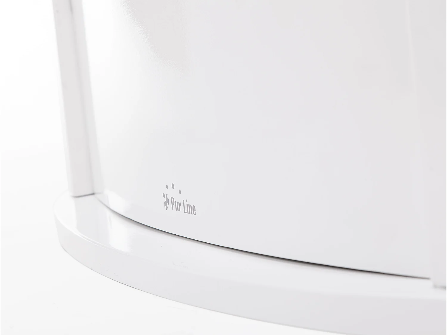 Cheminée à l'éthanol au sol en acier blanc