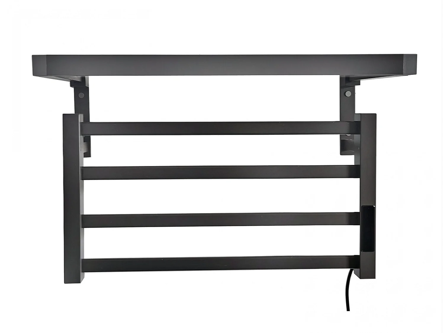 Toallero eléctrico con estante color gris antracita 55W