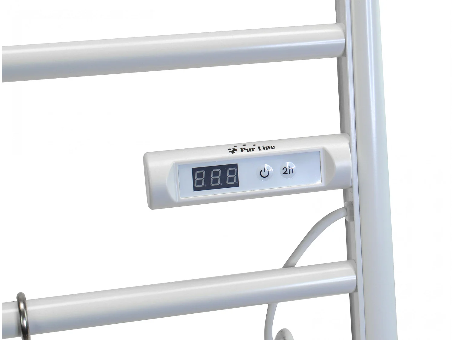 Hoog elektrisch handdoekenrek in de vorm van een ladder