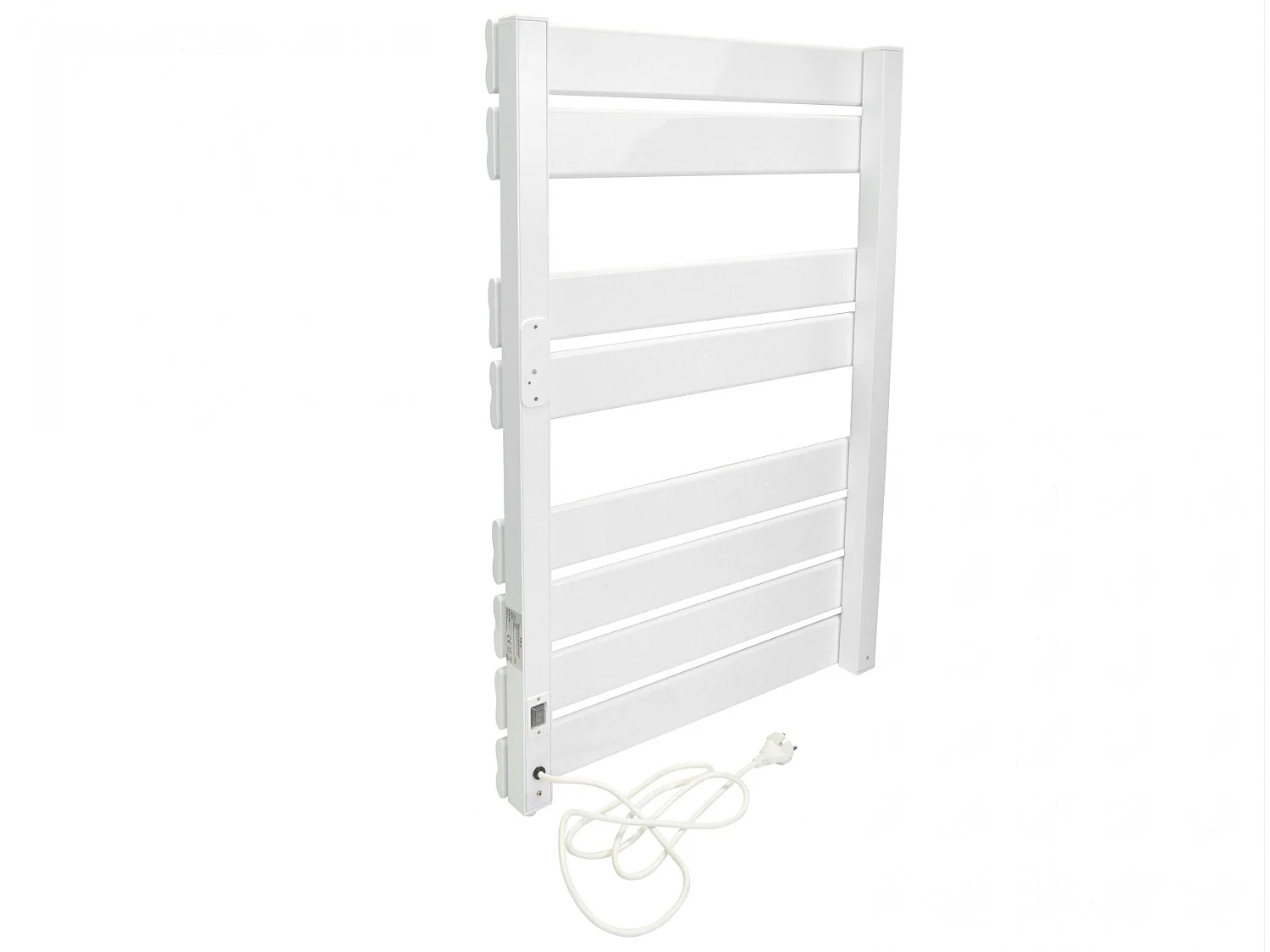 Sèche-serviettes blanc commande sans fil 500W