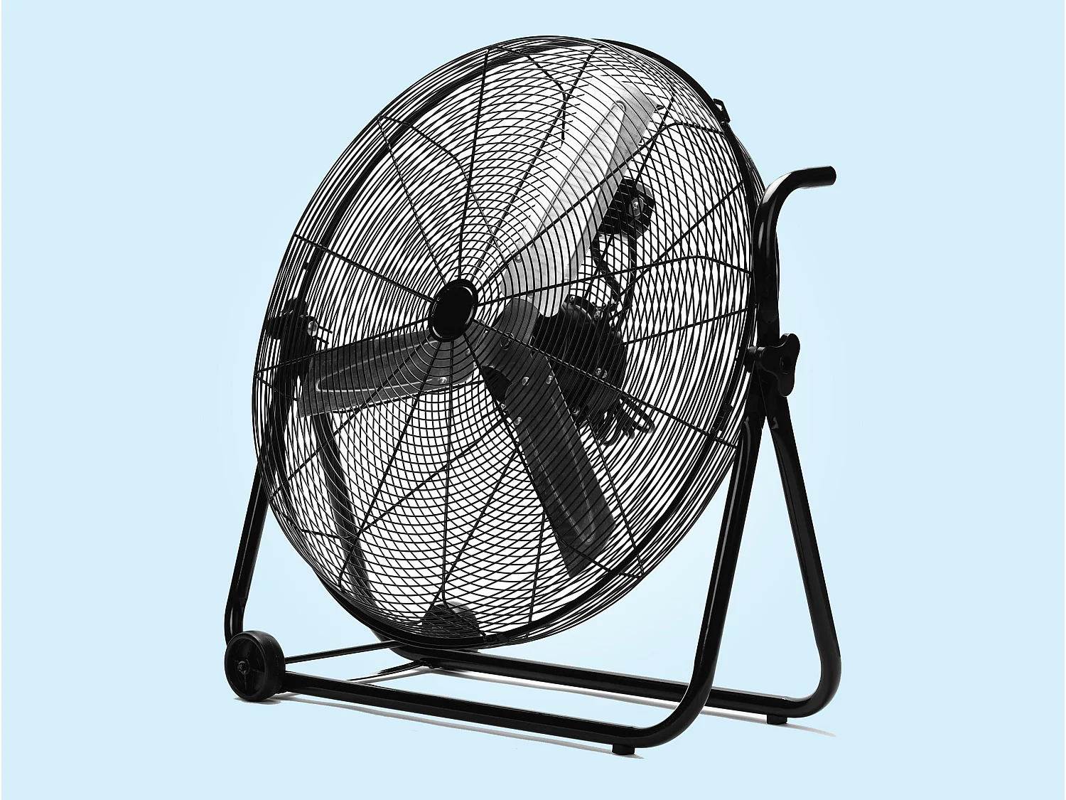 Ventilateur industriel 160W avec 3 vitesses et roues
