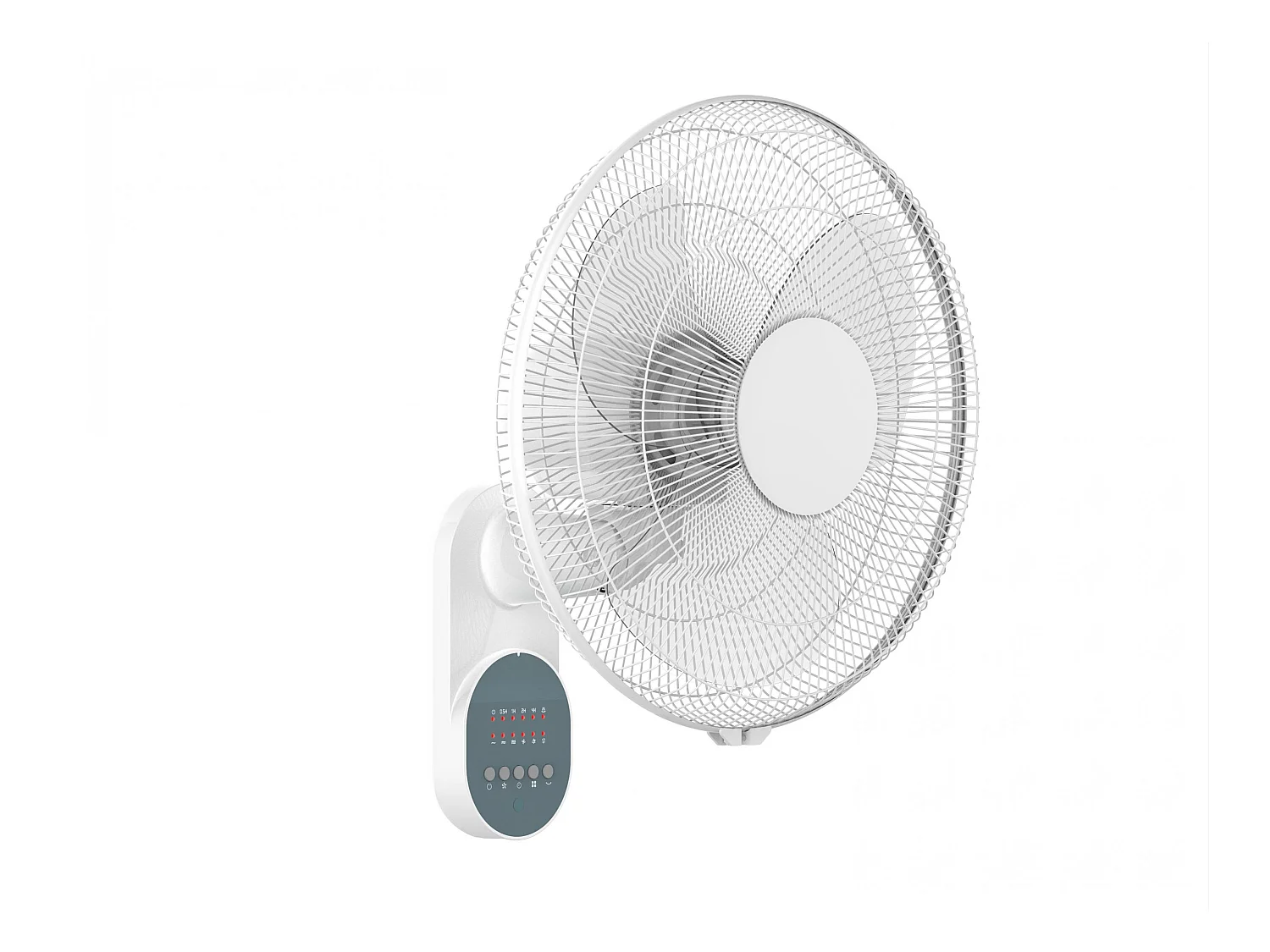 Ventilateur mural avec minuterie et 3 vitesses