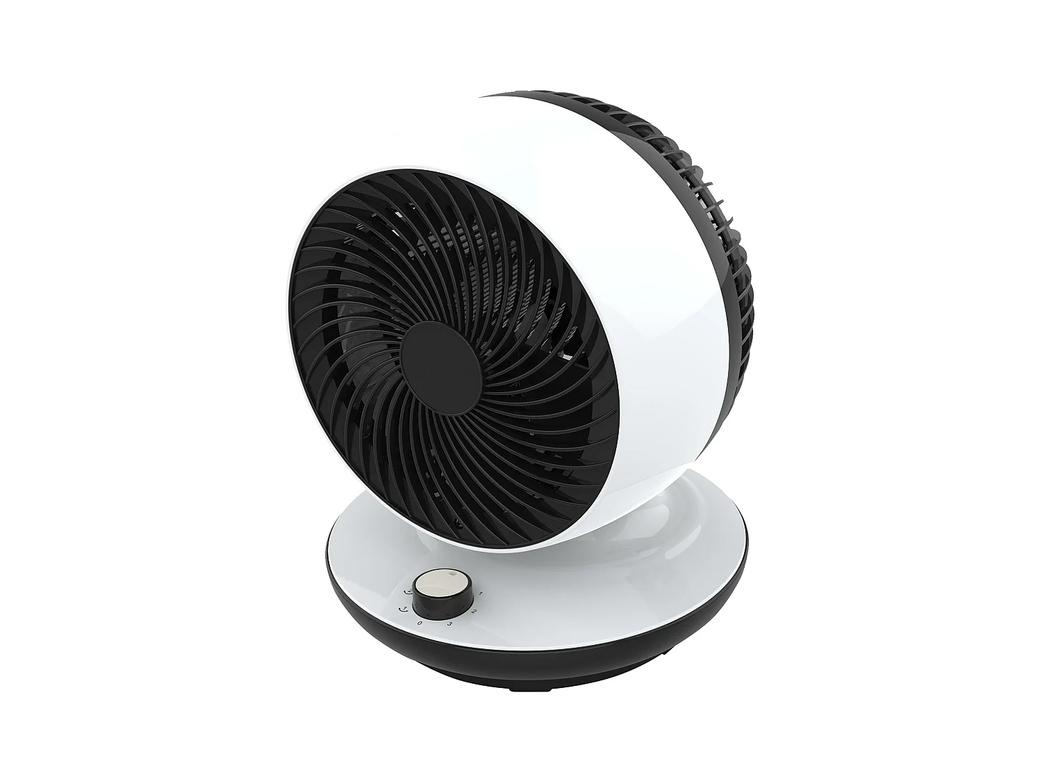 Ventilateur de table à oscillation verticale