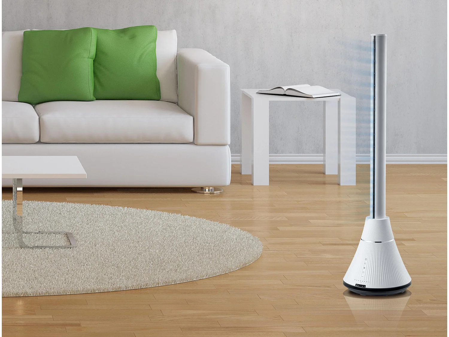 Ventilador de torre 100 ultra silencioso con 8 velocidades