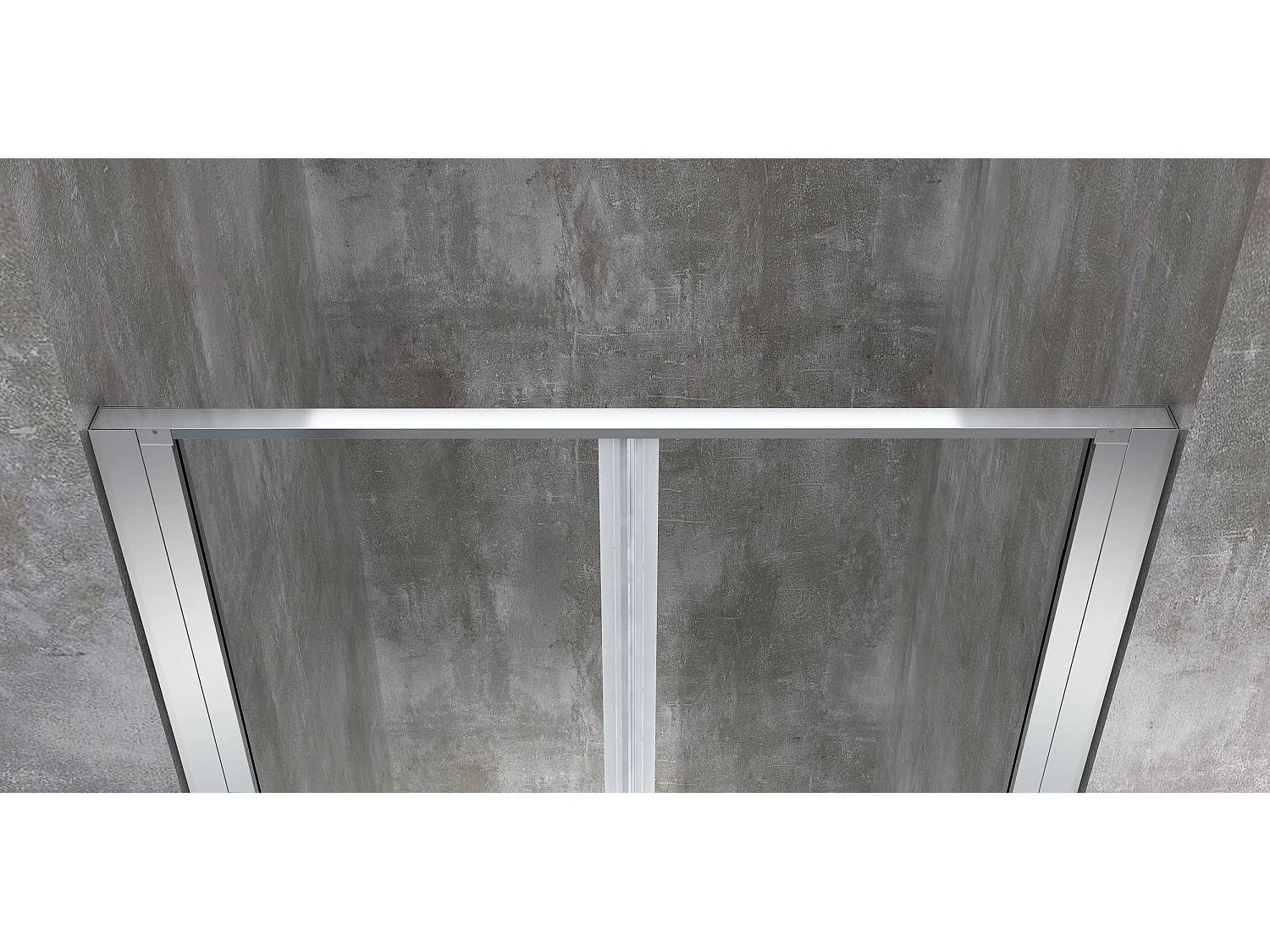 Porte de douche de 6 mm ouverture à battant  – 85-88 cm