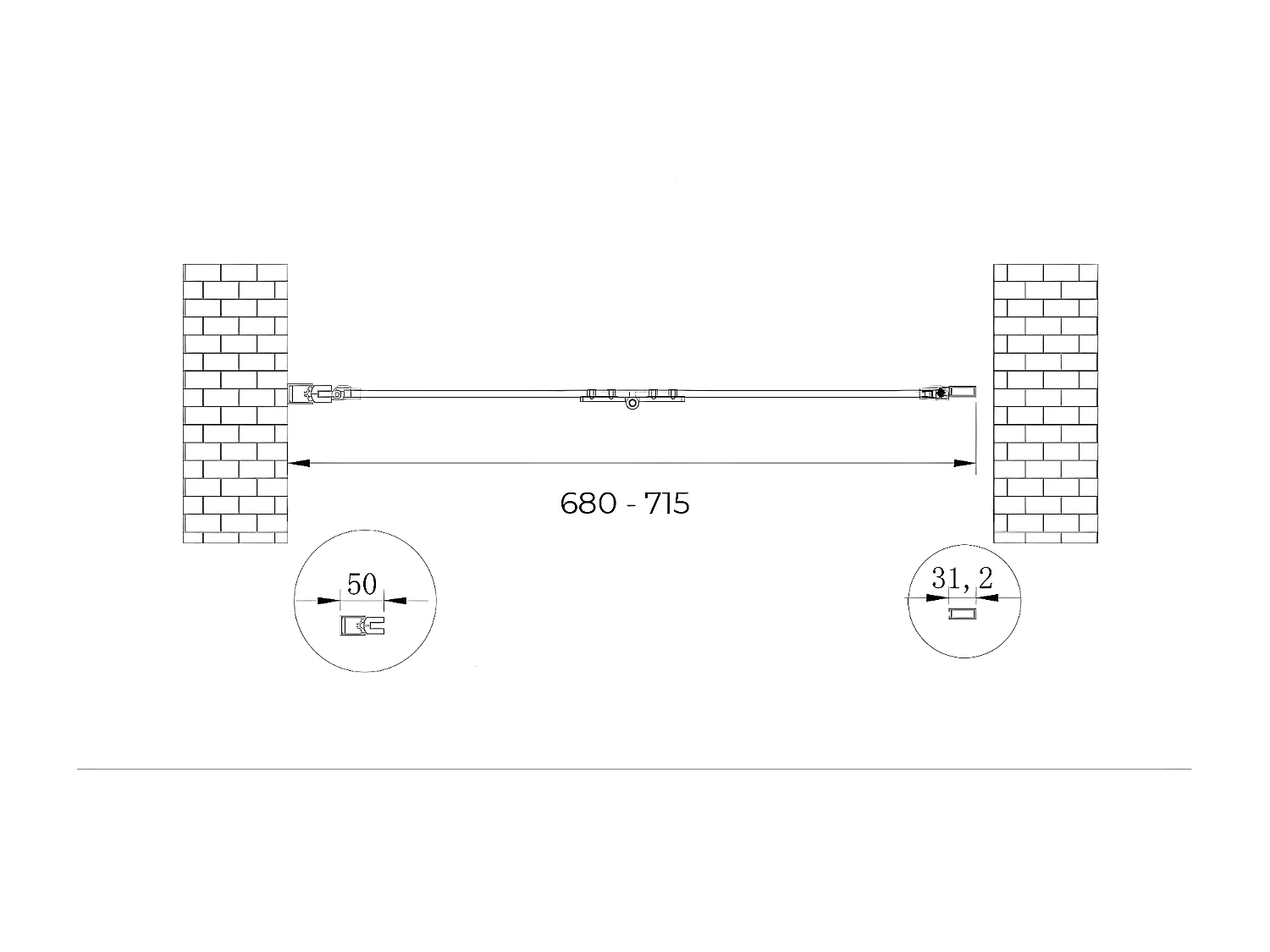 Porta box doccia con apertura a libro pieghevole a soffietto per installazione in nicchia H 190 cromo trasparente anticalcare misura 68-71,5